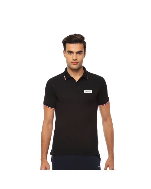 Hummel Eunice Polo T-shirt-Black with Red